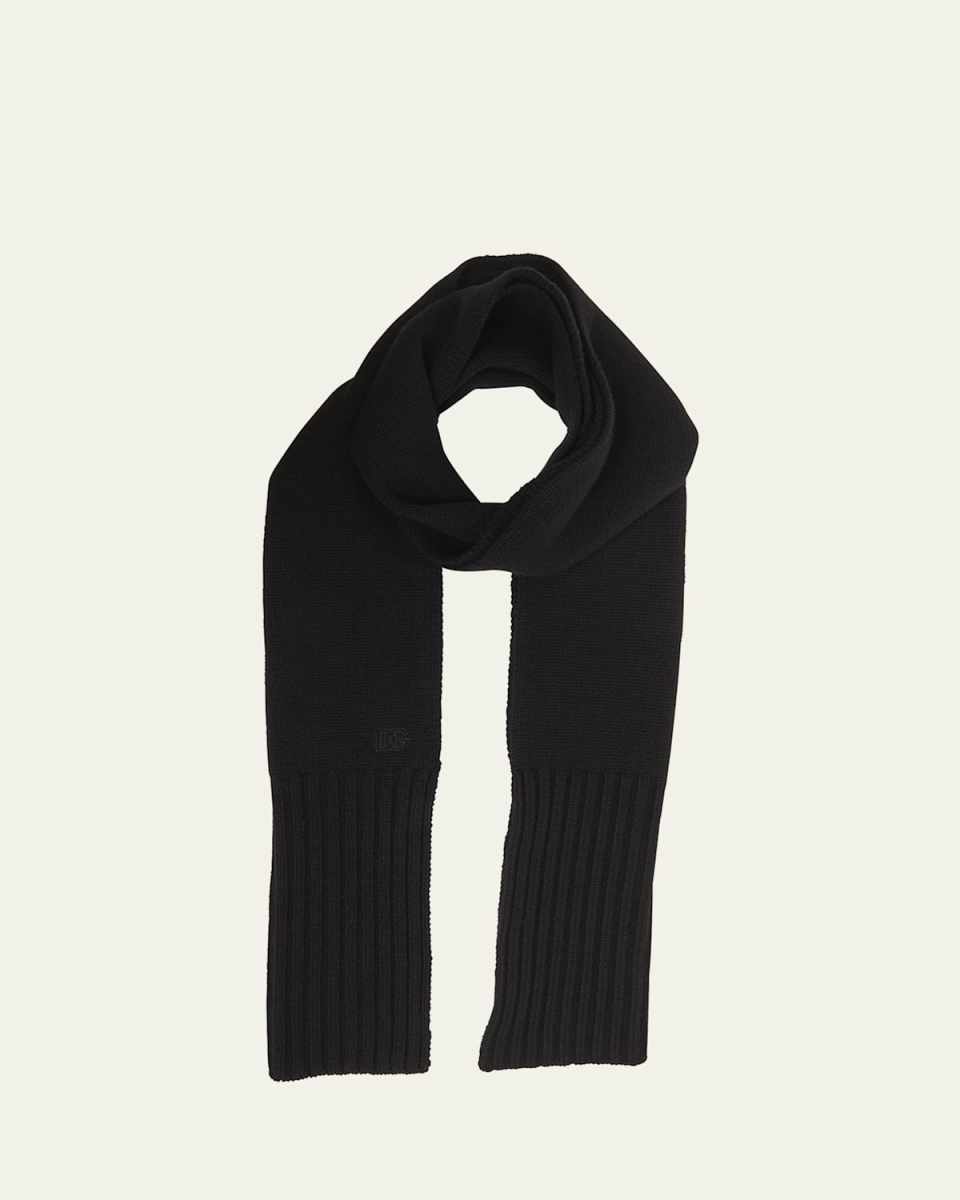 DG Logo Knit Ribbed Scarf